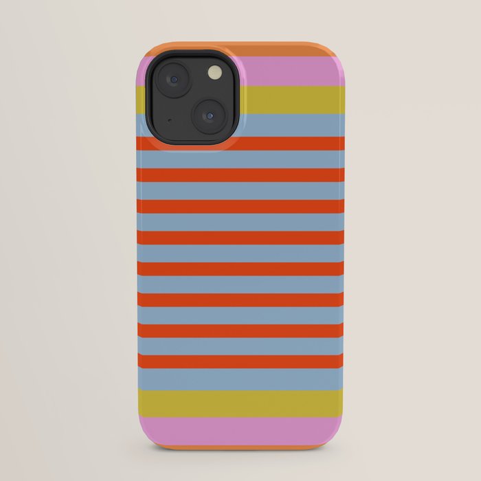 Bold Color Stripes Play Summer Bright Pattern 1 iPhone Case Gallery Image 21