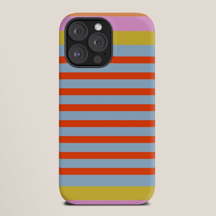 Bold Color Stripes Play Summer Bright Pattern 1 iPhone Case Gallery Image 20