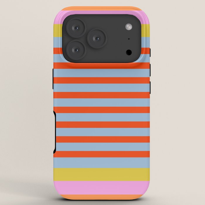 Bold Color Stripes Play Summer Bright Pattern 1 iPhone Case Gallery Image 7