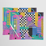 Memphis pattern 101 - 80s / 90s Retro Placemat Gallery Image 1