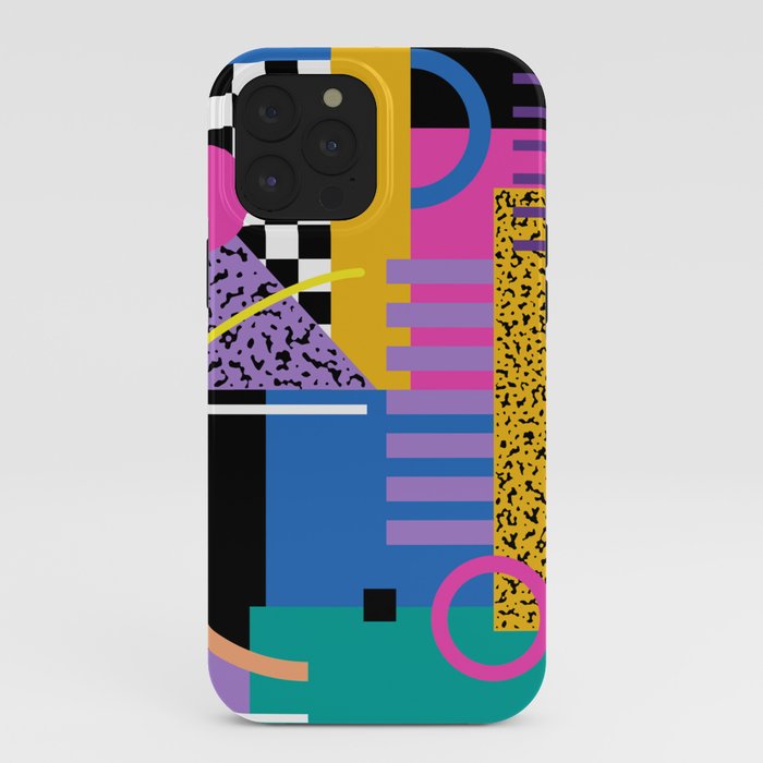 Memphis pattern 101 - 80s / 90s Retro iPhone Case Gallery Image 40