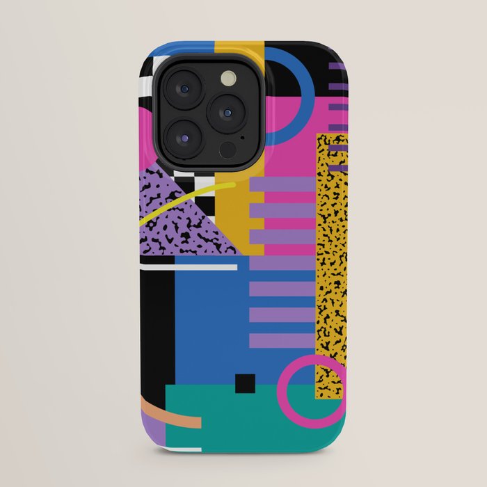 Memphis pattern 101 - 80s / 90s Retro iPhone Case Gallery Image 31