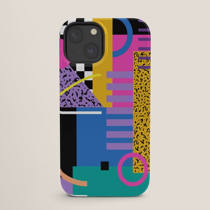 Memphis pattern 101 - 80s / 90s Retro iPhone Case Gallery Image 25