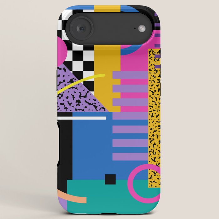 Memphis pattern 101 - 80s / 90s Retro iPhone Case Gallery Image 6