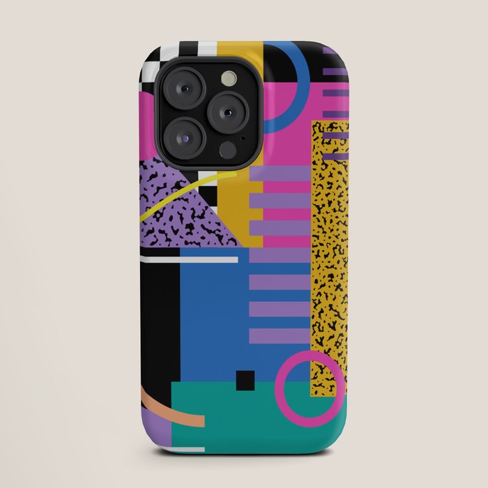 Memphis pattern 101 - 80s / 90s Retro iPhone Case Gallery Image 19