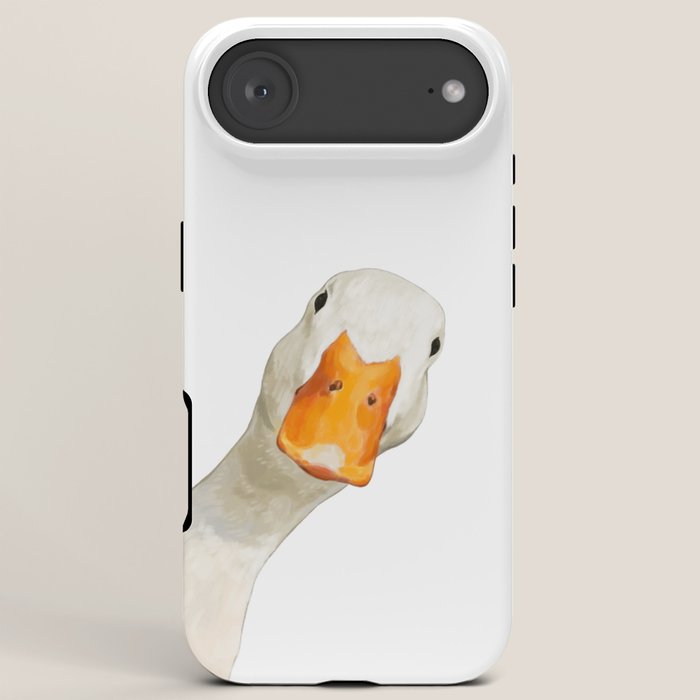 Sneaky White Duck iPhone Case Gallery Image 6