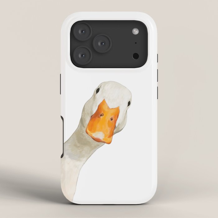 Sneaky White Duck iPhone Case Gallery Image 3