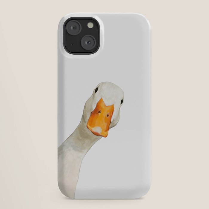 Sneaky White Duck iPhone Case Gallery Image 18
