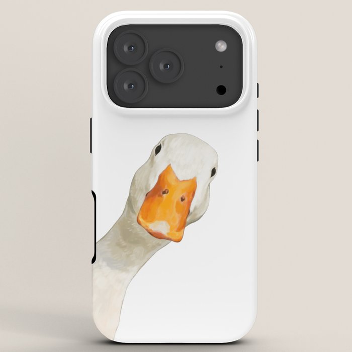 Sneaky White Duck iPhone Case Gallery Image 7