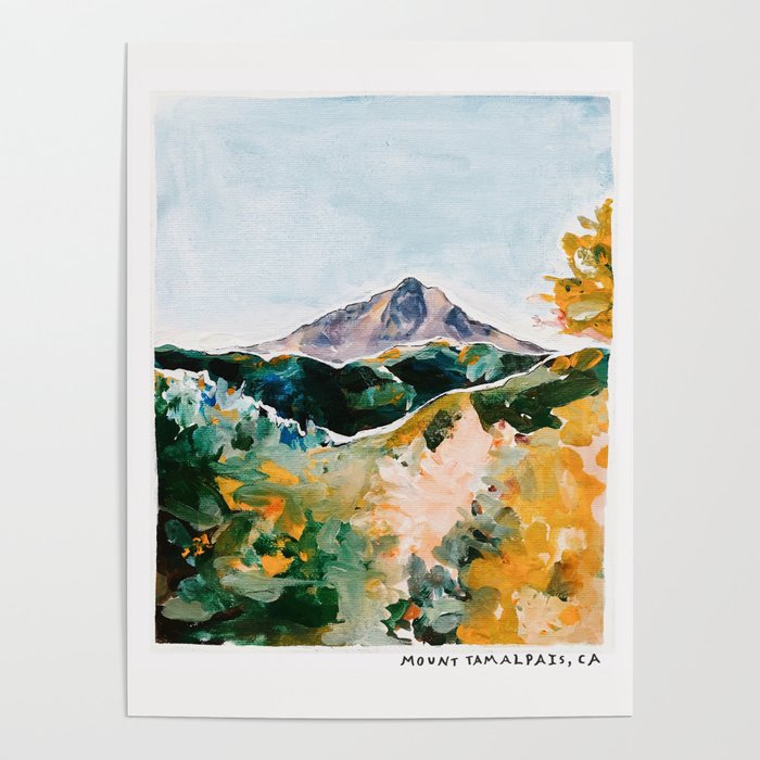 Mount Tam Marin County California Poster Gallery Image 1
