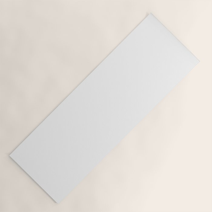 Whitest White Plain Solid Yoga Mat Gallery Image 1