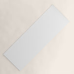 Whitest White Plain Solid Yoga Mat Gallery Image 1