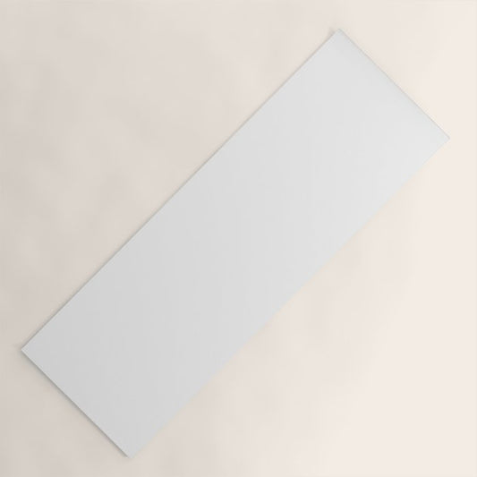 Whitest White Plain Solid Yoga Mat Gallery Image 1