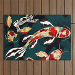 Metallic Koi Outdoor Rug Gallery Image 1