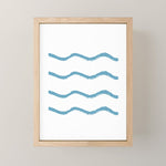 Summer Waves Mini Art Print Gallery Image 1