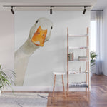 Sneaky White Duck Wall Mural Gallery Image 1