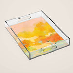 abstract spring sun Acrylic Tray Gallery Image 1