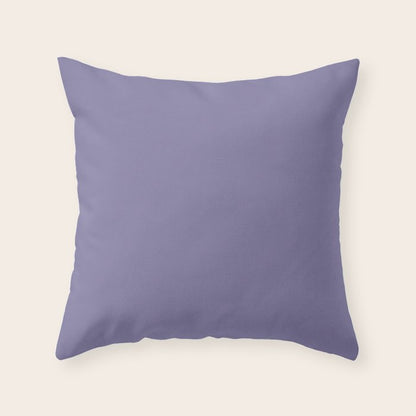 Neutral Lavender Purple Solid Color Throw Pillow Gallery Image 5