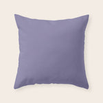 Neutral Lavender Purple Solid Color Throw Pillow Gallery Image 1