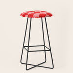 Deco Pattern pink and red Stool Gallery Image 1