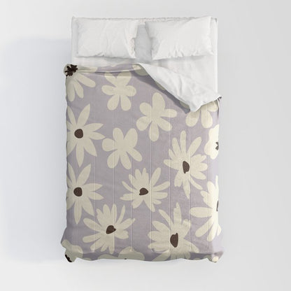 Flower market, Florence, Summer aesthetic Comforter Gallery Image 8