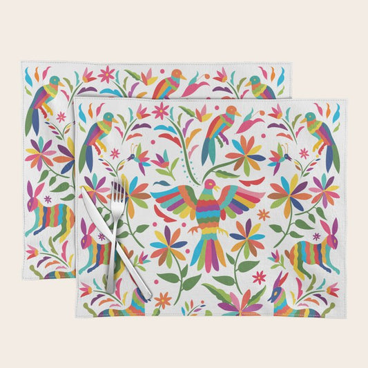 Mexican Otomí Design by Akbaly Placemat Gallery Image 1