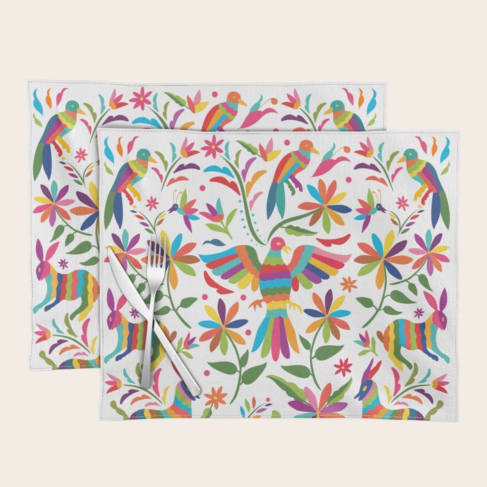Mexican Otomí Design by Akbaly Placemat Gallery Image 2