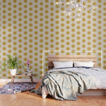 Boho Summer Sun Pattern I Golden Wallpaper Gallery Image 1