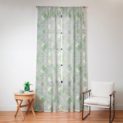 Green Geometric 1915 Hannah Borger Overbeck Window Curtain Gallery Image 16