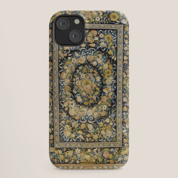 Louis XIV Savonnerie French Floral Carpet Print iPhone Case Gallery Image 18