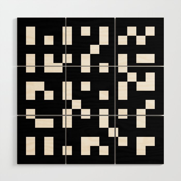 Abstract Video Game Wood Wall Art Gallery Image 3