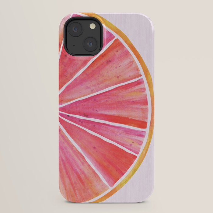 Sunny Grapefruit Watercolor iPhone Case Gallery Image 30