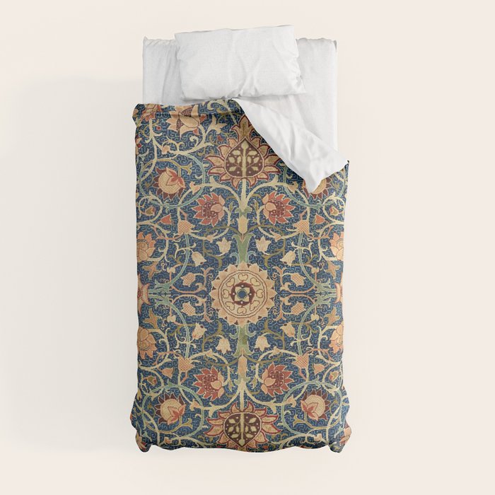 William Morris Floral Carpet Print Duvet Cover Gallery Image 9