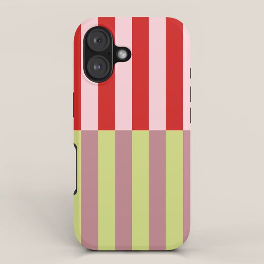 Bold colors stripes design iPhone Case Gallery Image 1
