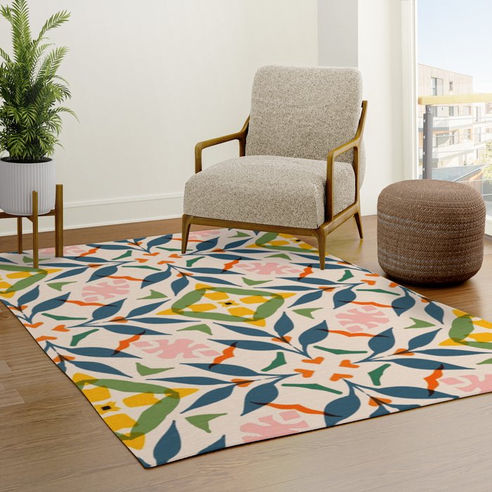 Scandi garden Rug Gallery Image 3