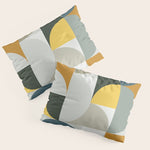 Mid Century Geometric 13 Pillow Sham Gallery Image 1