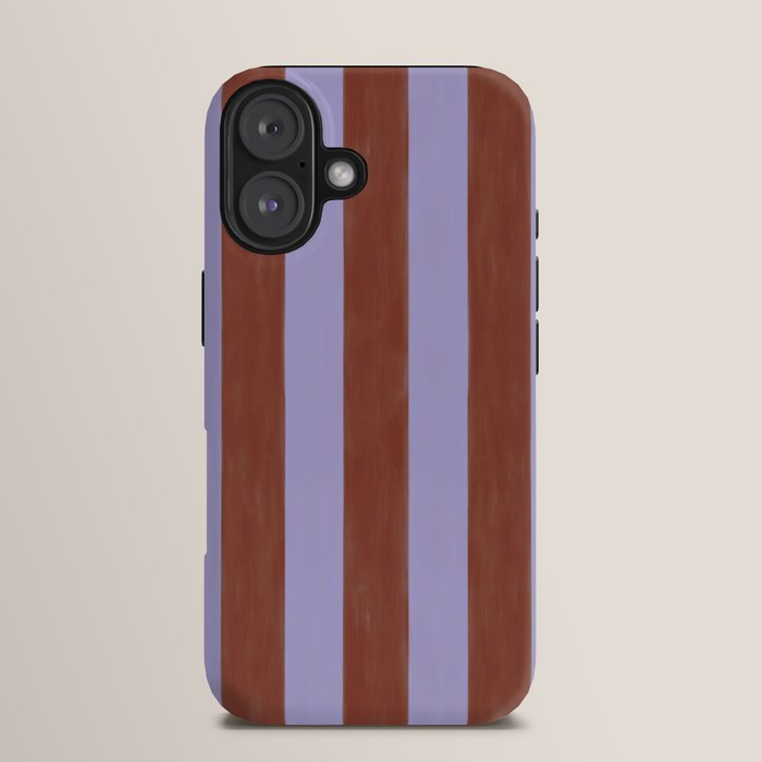 wide stripe in cacao iPhone Case Gallery Image 13