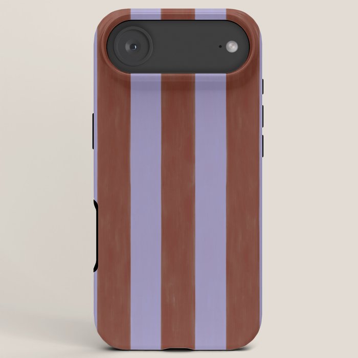 wide stripe in cacao iPhone Case Gallery Image 6