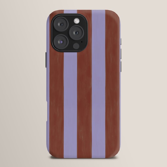 wide stripe in cacao iPhone Case Gallery Image 16