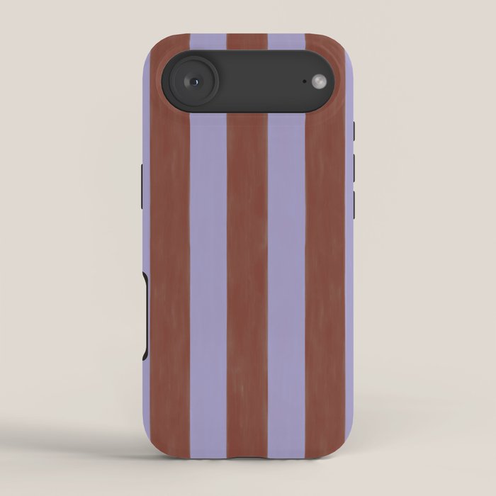 wide stripe in cacao iPhone Case Gallery Image 2