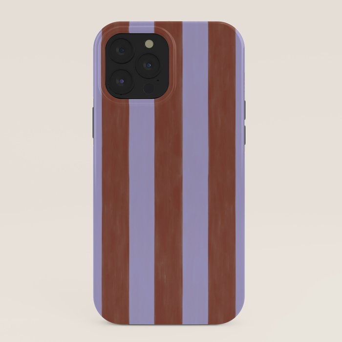 wide stripe in cacao iPhone Case Gallery Image 40