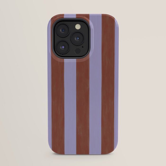 wide stripe in cacao iPhone Case Gallery Image 23