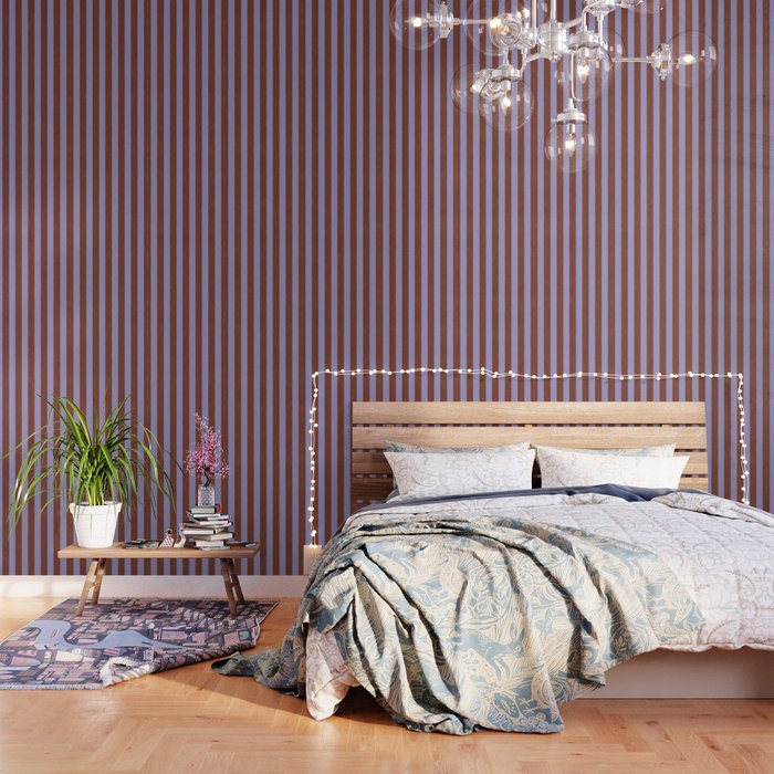 wide stripe in cacao Wallpaper Gallery Image 3