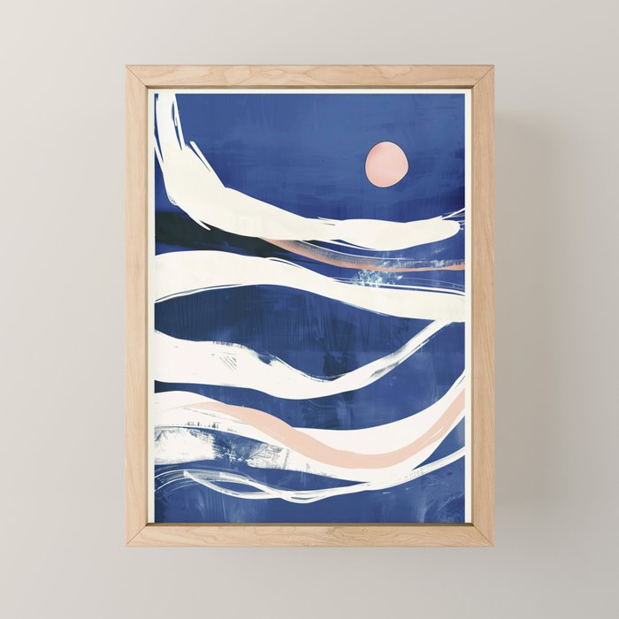 Blue as a Memory Mini Art Print Gallery Image 1