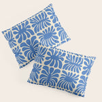 Abstract organic nature plant leaf pattern Pillow Sham Gallery Image 1