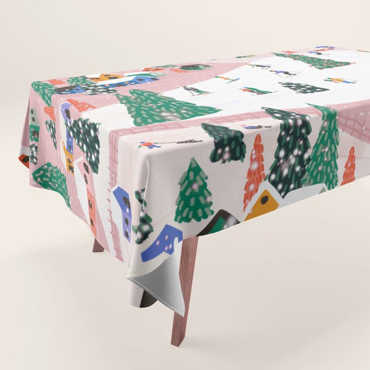 Winter Holiday Tablecloth Gallery Image 1
