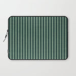 Pinstripe in Green Laptop Sleeve Gallery Image 1