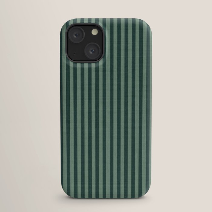 Pinstripe in Green iPhone Case Gallery Image 17