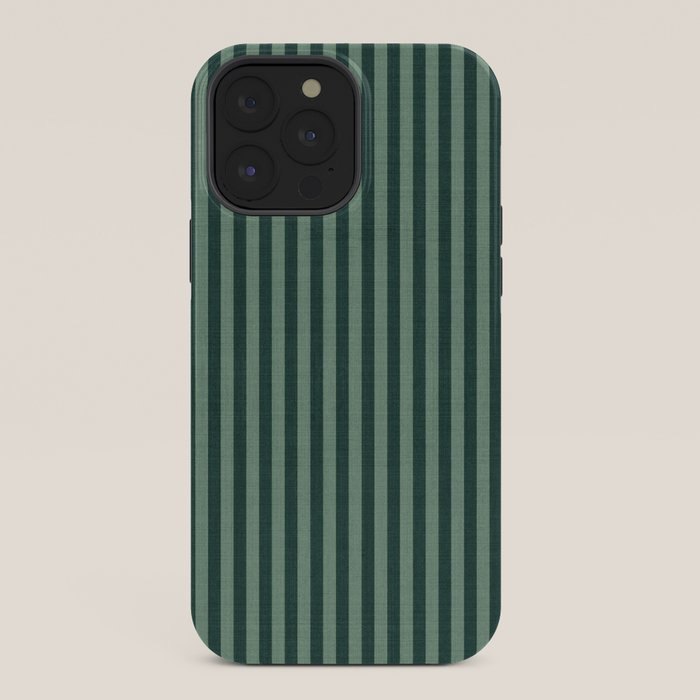 Pinstripe in Green iPhone Case Gallery Image 36