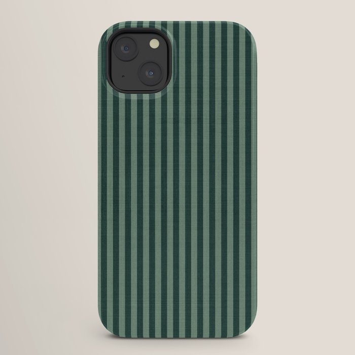 Pinstripe in Green iPhone Case Gallery Image 26